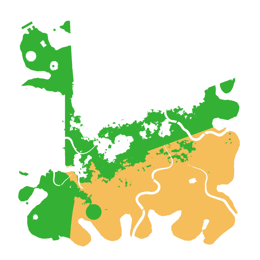 Biome Rust Map: Procedural Map, Size: 4400, Seed: 1825549565
