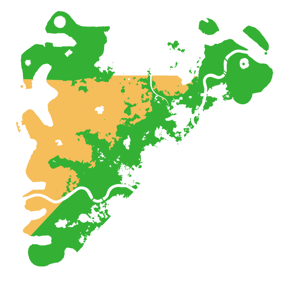 Biome Rust Map: Procedural Map, Size: 4500, Seed: 851736422