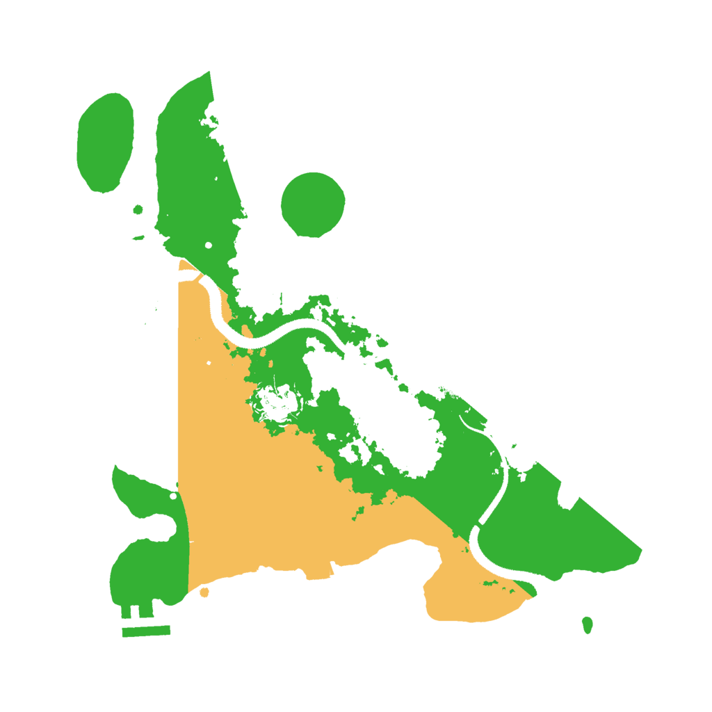 Biome Rust Map: Procedural Map, Size: 3000, Seed: 2132403981