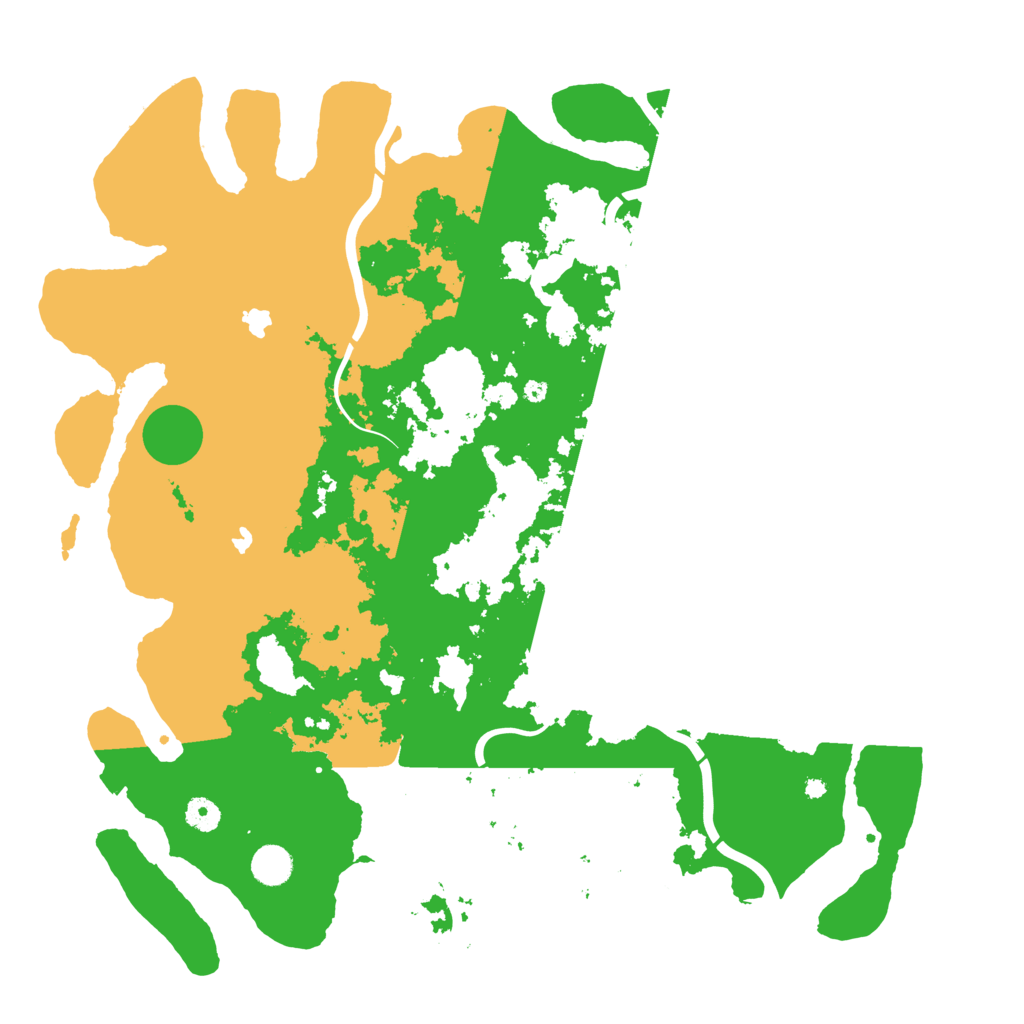Biome Rust Map: Procedural Map, Size: 4500, Seed: 370119141