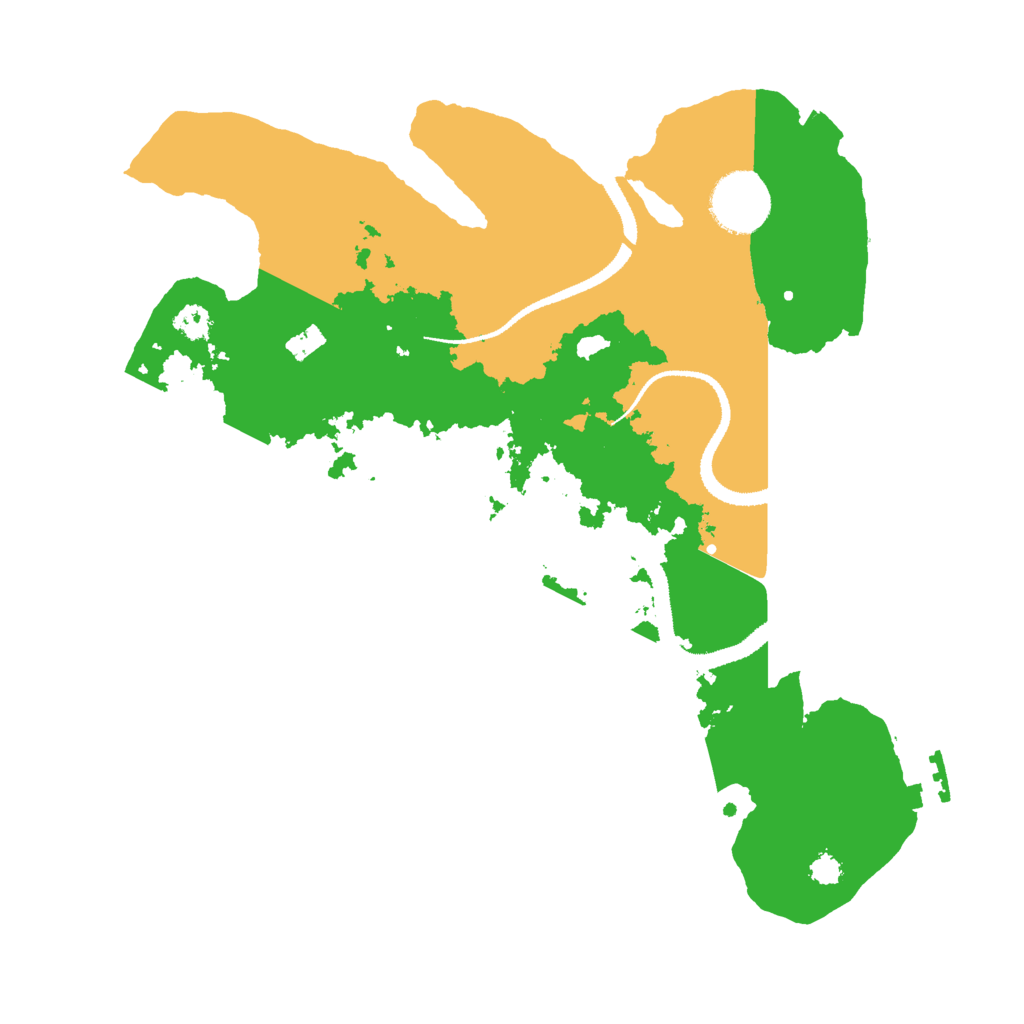 Biome Rust Map: Procedural Map, Size: 3000, Seed: 1339455999