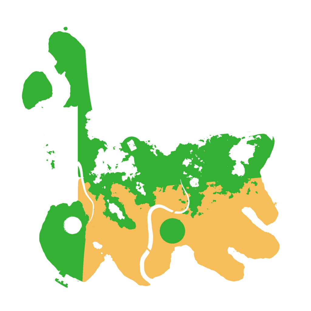 Biome Rust Map: Procedural Map, Size: 3250, Seed: 576380343