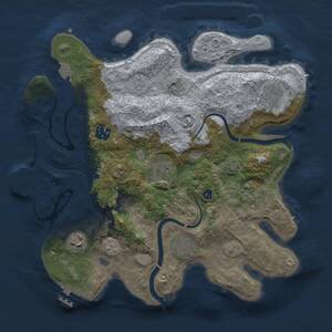 Thumbnail Rust Map: Procedural Map, Size: 3250, Seed: 576380343, 13 Monuments