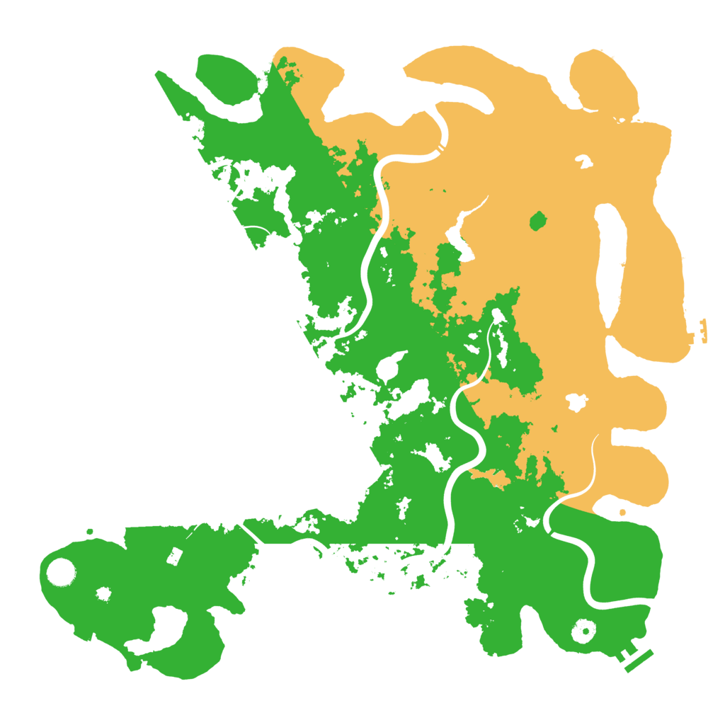 Biome Rust Map: Procedural Map, Size: 4500, Seed: 684879324