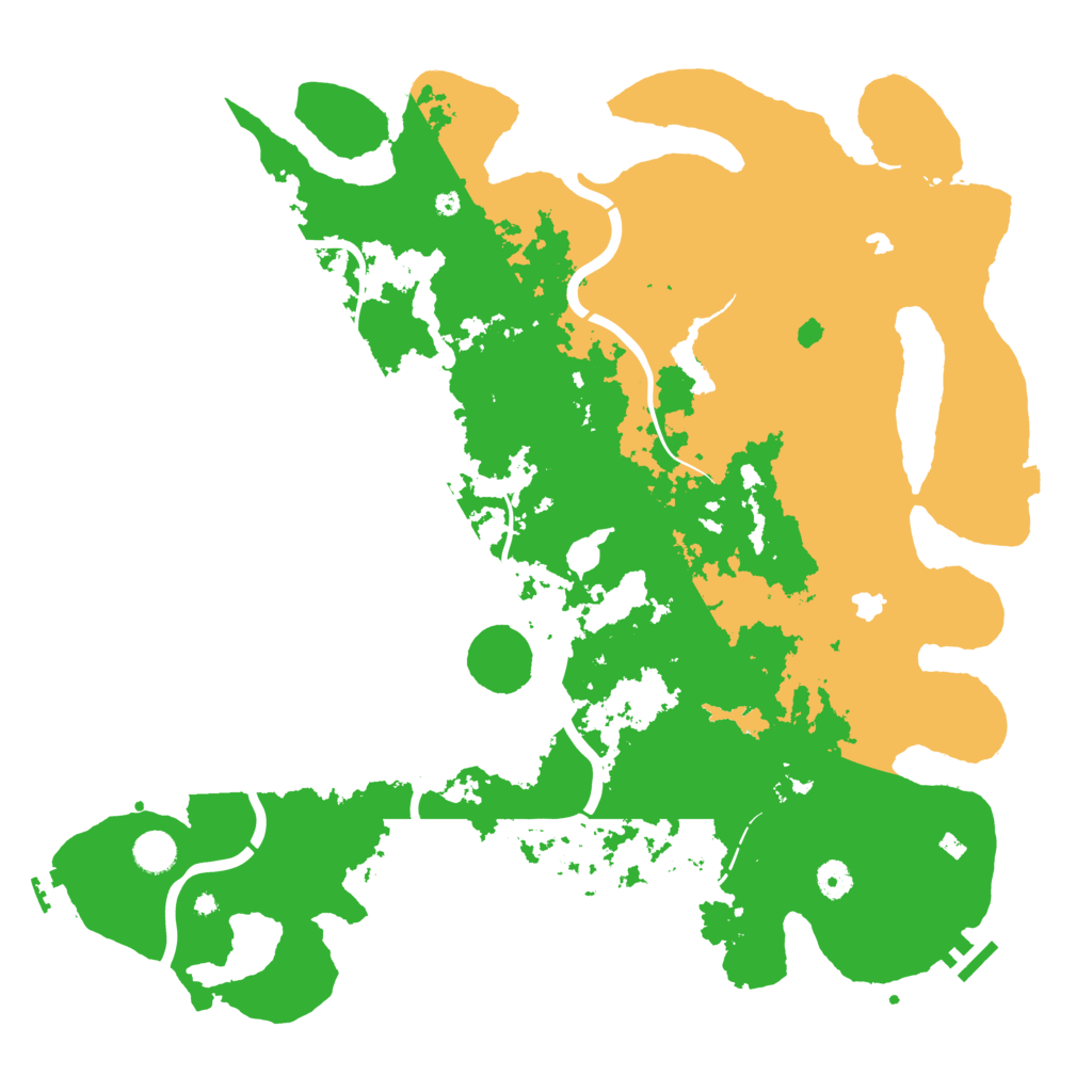 Biome Rust Map: Procedural Map, Size: 4500, Seed: 684879324