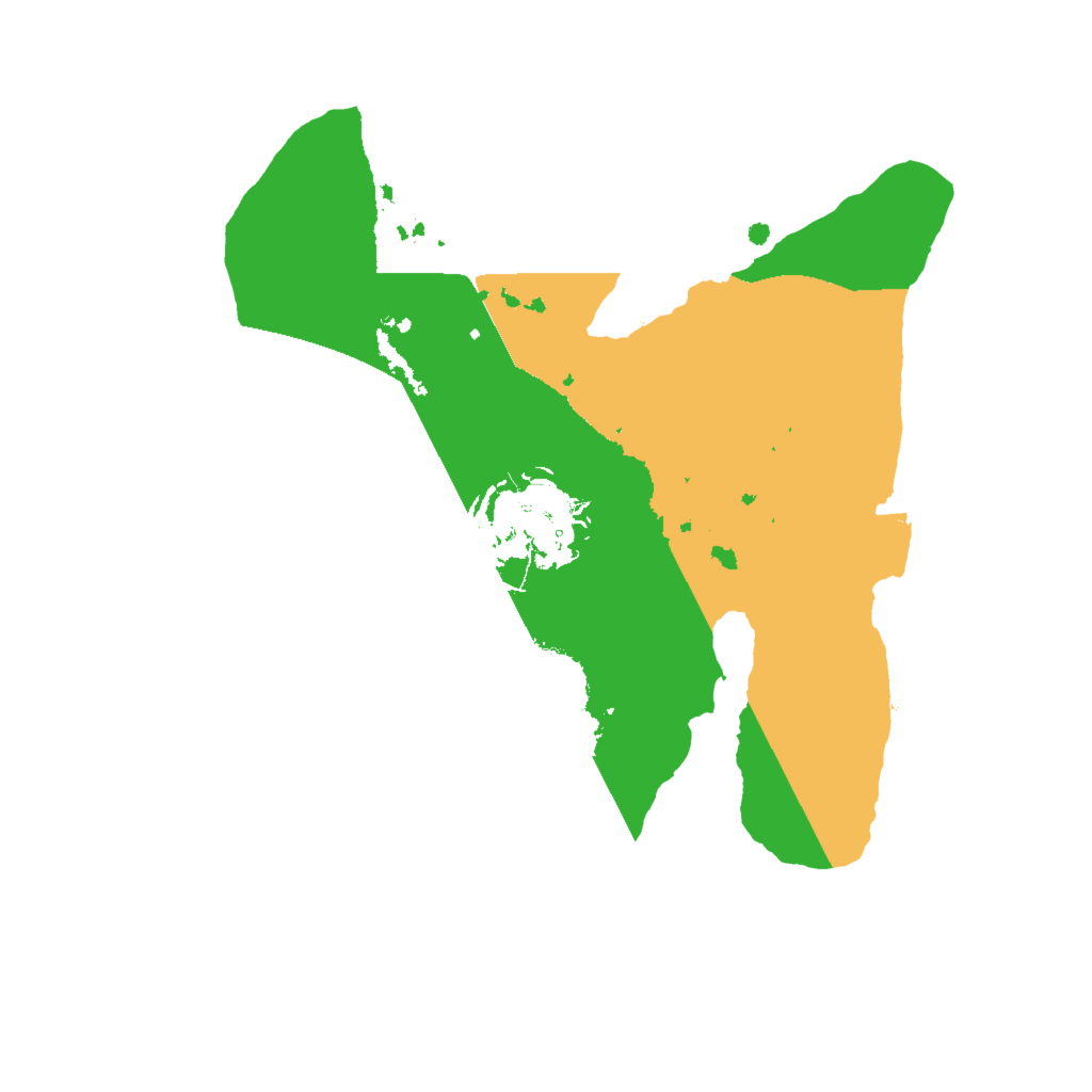 Biome Rust Map: Procedural Map, Size: 2000, Seed: 2108070921