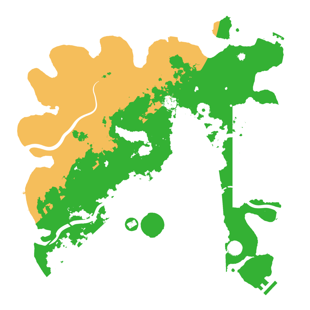 Biome Rust Map: Procedural Map, Size: 3700, Seed: 1474317014