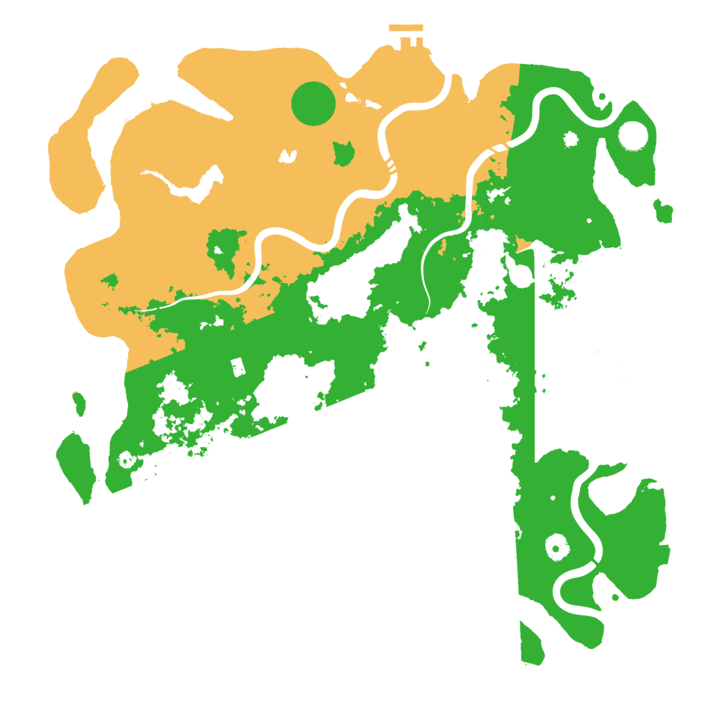 Biome Rust Map: Procedural Map, Size: 4250, Seed: 768802506