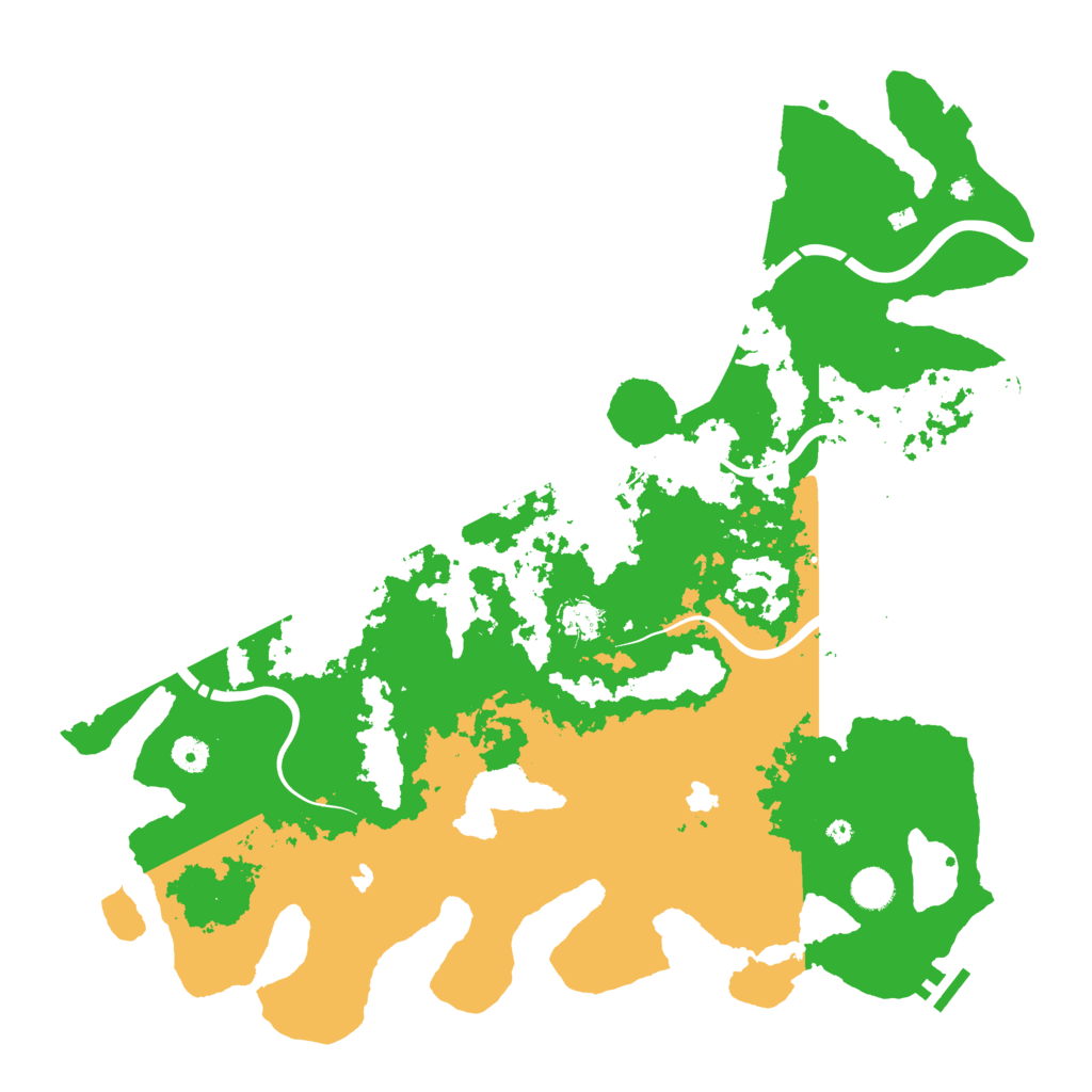 Biome Rust Map: Procedural Map, Size: 4500, Seed: 438951593