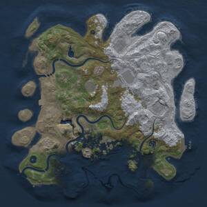 Thumbnail Rust Map: Procedural Map, Size: 4250, Seed: 46373758, 15 Monuments