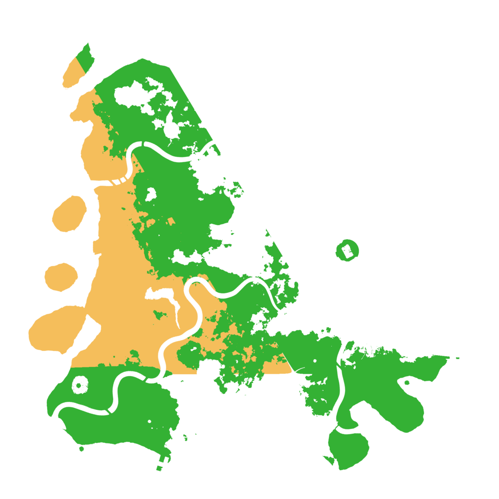 Biome Rust Map: Procedural Map, Size: 4250, Seed: 46373758