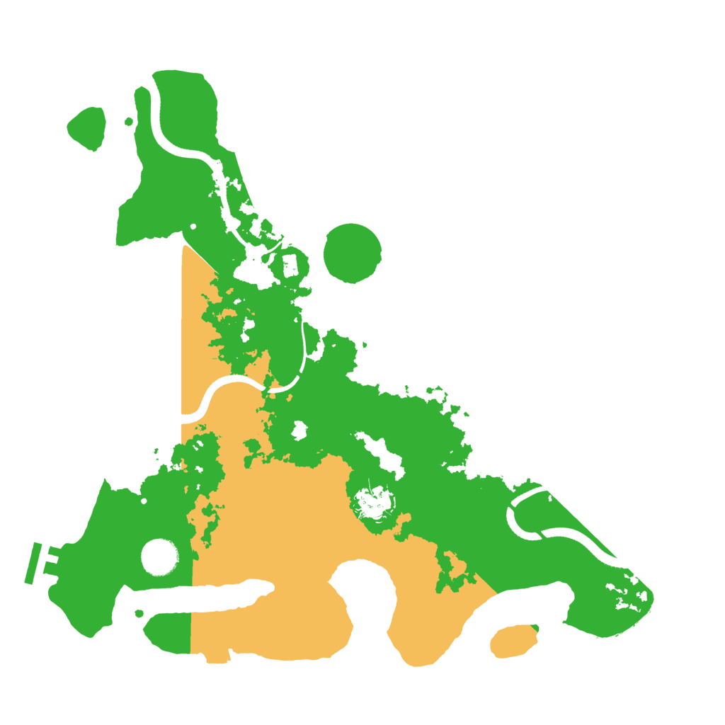 Biome Rust Map: Procedural Map, Size: 3500, Seed: 1546284667