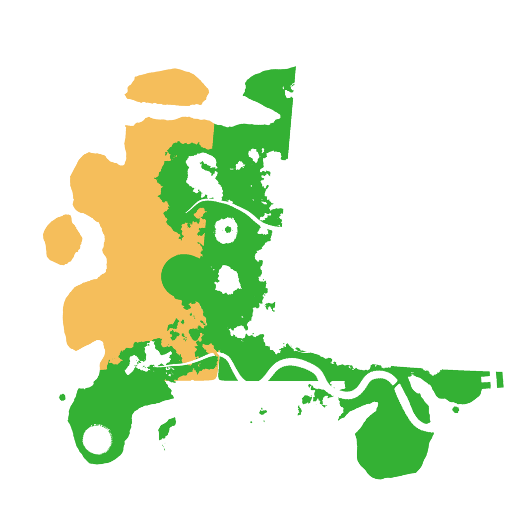 Biome Rust Map: Procedural Map, Size: 3090, Seed: 287825136