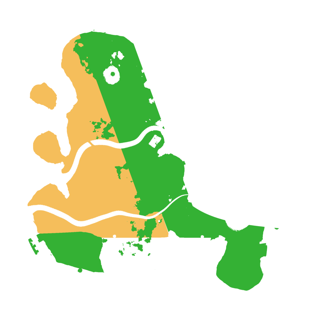 Biome Rust Map: Procedural Map, Size: 2800, Seed: 1962463611