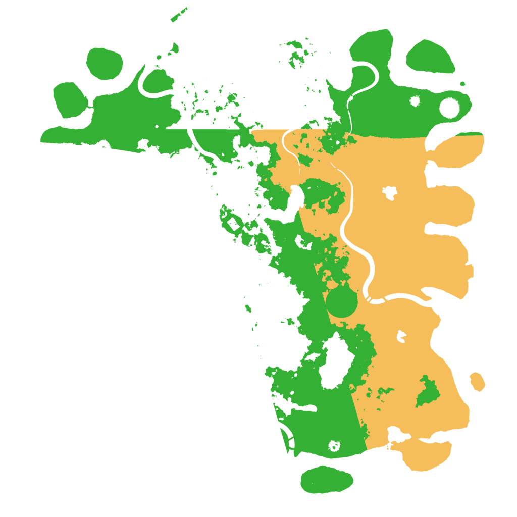 Biome Rust Map: Procedural Map, Size: 4500, Seed: 747710427