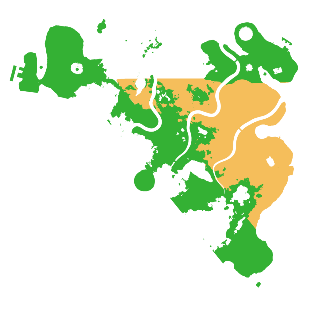 Biome Rust Map: Procedural Map, Size: 4000, Seed: 1791966819