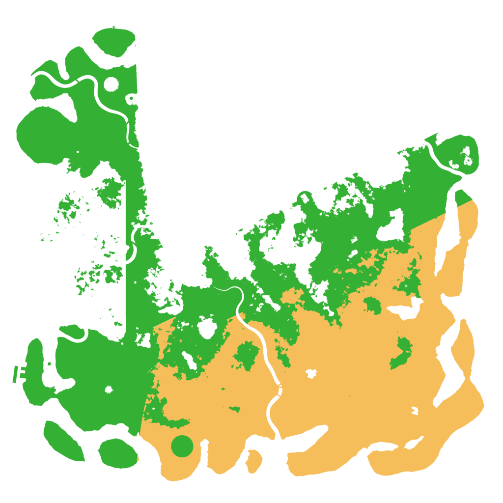Biome Rust Map: Procedural Map, Size: 6000, Seed: 1640762962