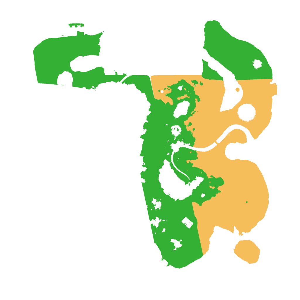 Biome Rust Map: Procedural Map, Size: 3000, Seed: 950347771