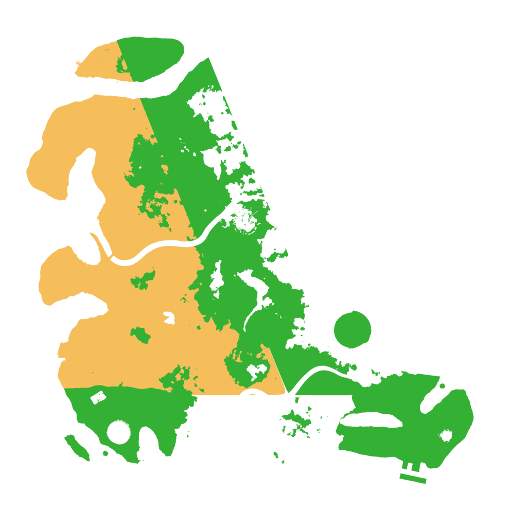 Biome Rust Map: Procedural Map, Size: 4000, Seed: 73995635