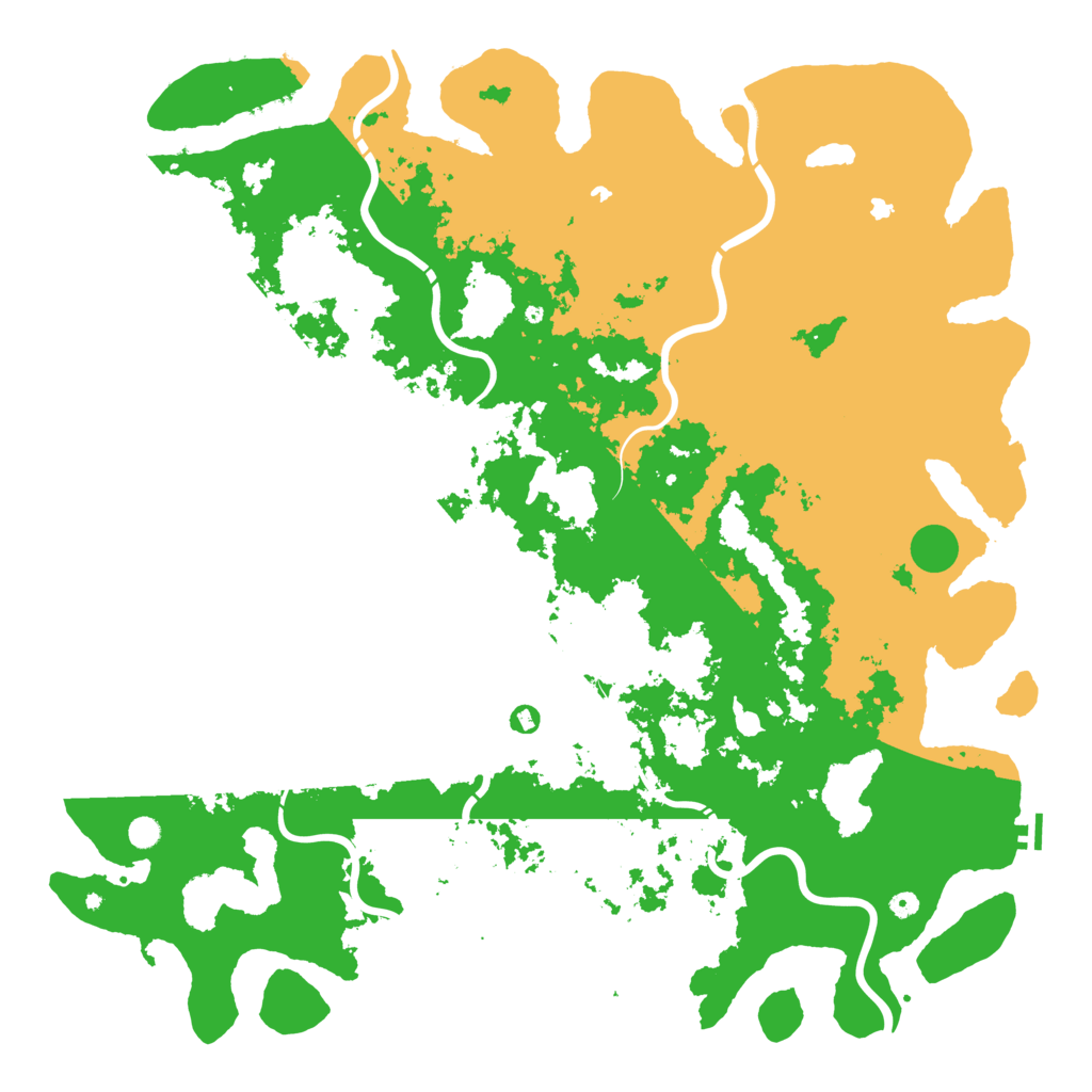 Biome Rust Map: Procedural Map, Size: 6000, Seed: 648256