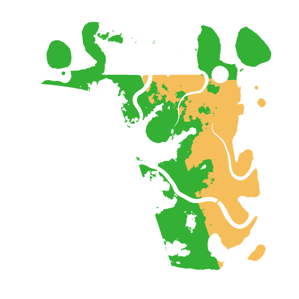 Biome Rust Map: Procedural Map, Size: 3250, Seed: 494145476