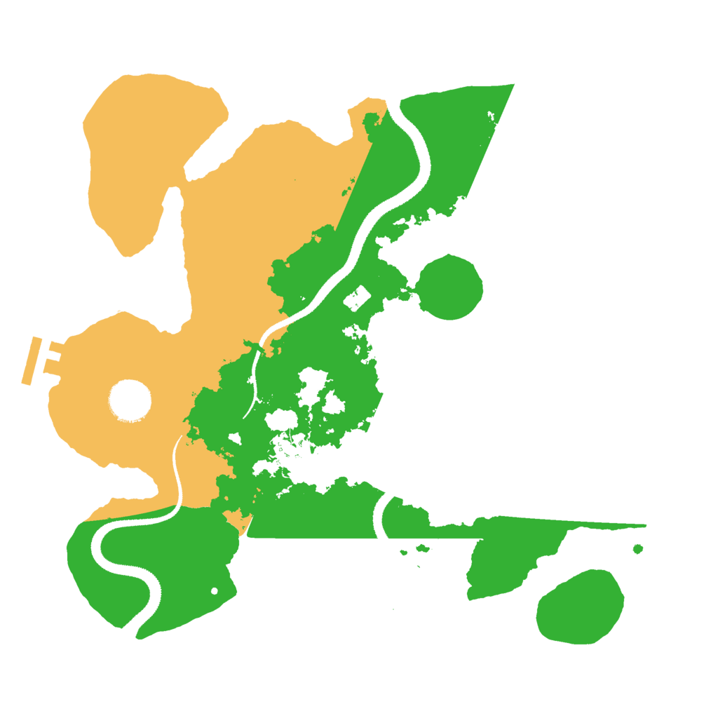 Biome Rust Map: Procedural Map, Size: 3000, Seed: 256112156