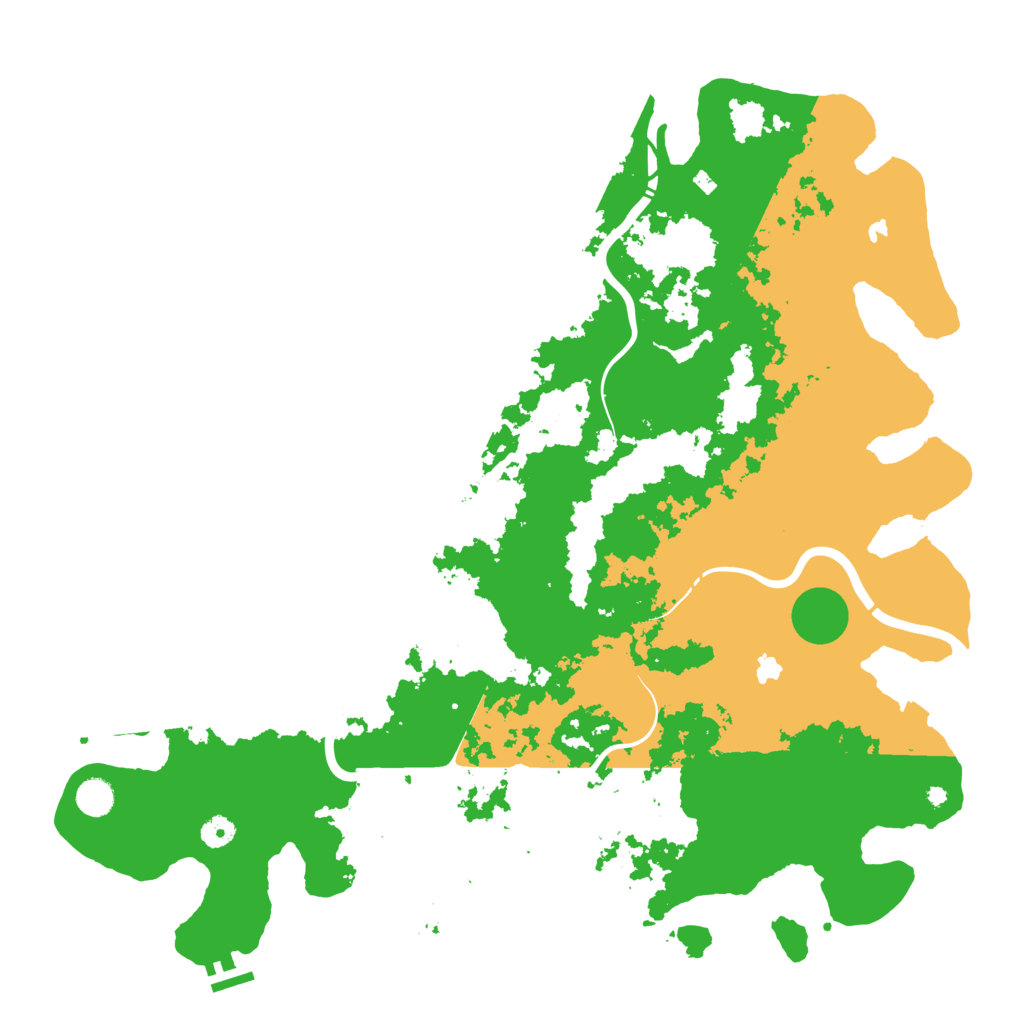 Biome Rust Map: Procedural Map, Size: 4750, Seed: 449009703