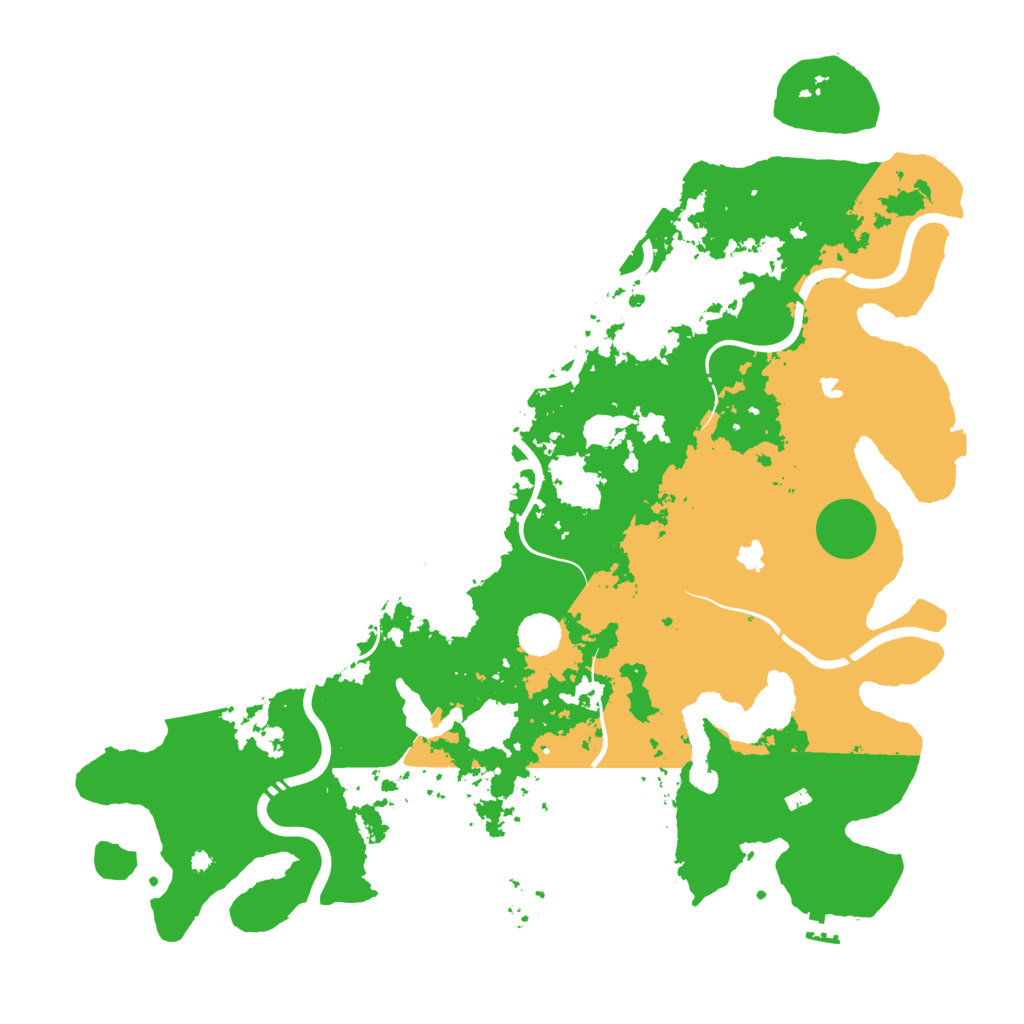 Biome Rust Map: Procedural Map, Size: 4500, Seed: 6849570