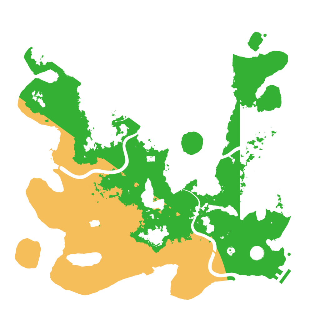 Biome Rust Map: Procedural Map, Size: 4000, Seed: 962236349