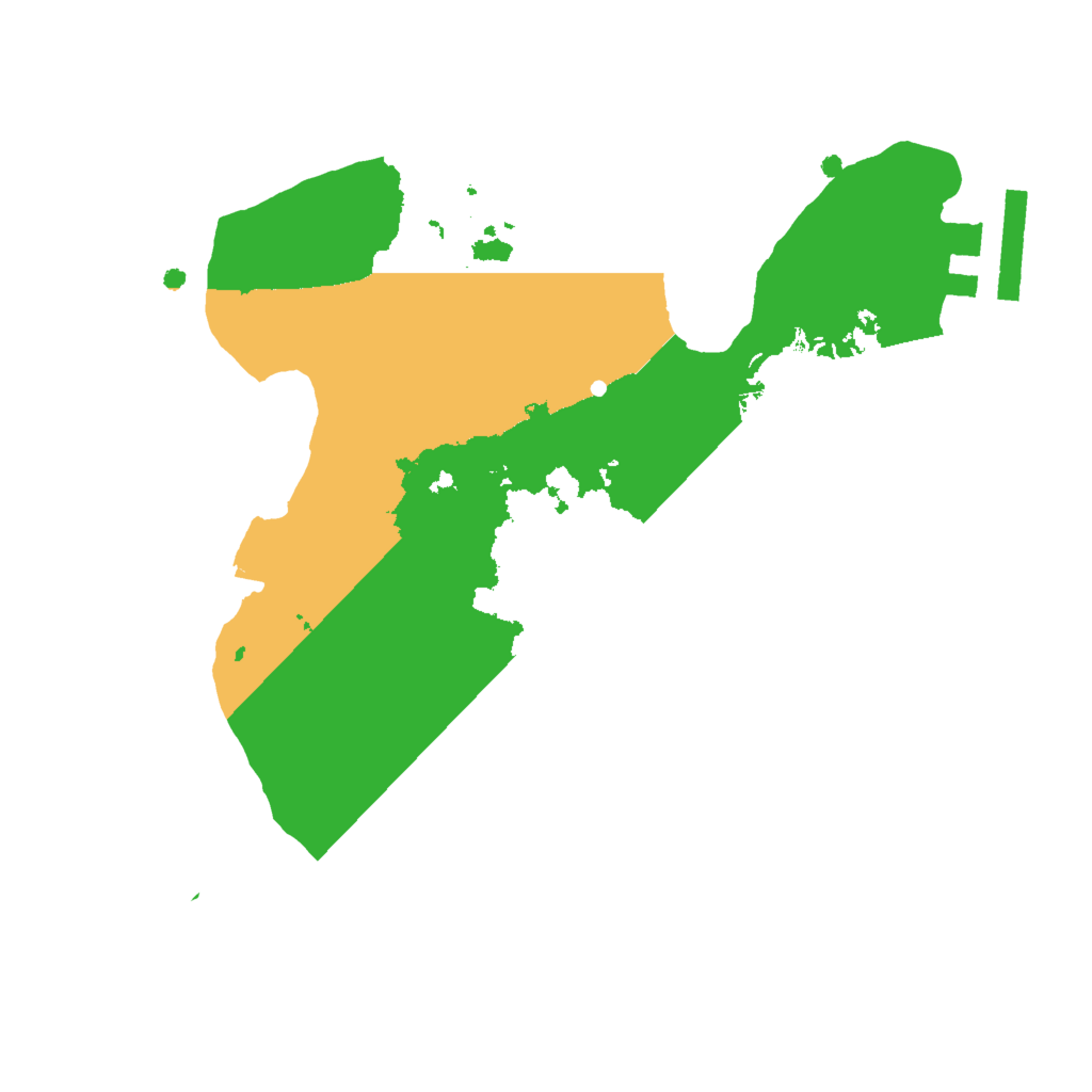 Biome Rust Map: Procedural Map, Size: 2000, Seed: 1433553897