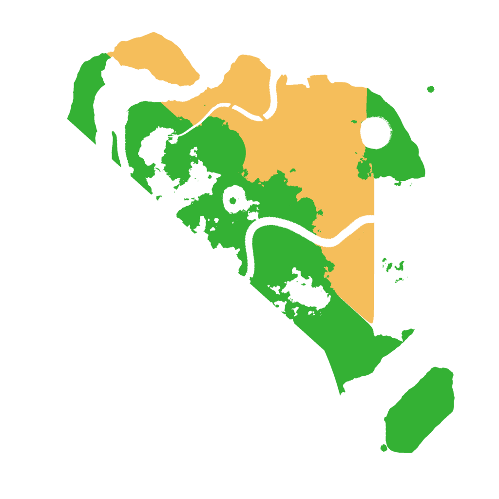 Biome Rust Map: Procedural Map, Size: 2900, Seed: 51000