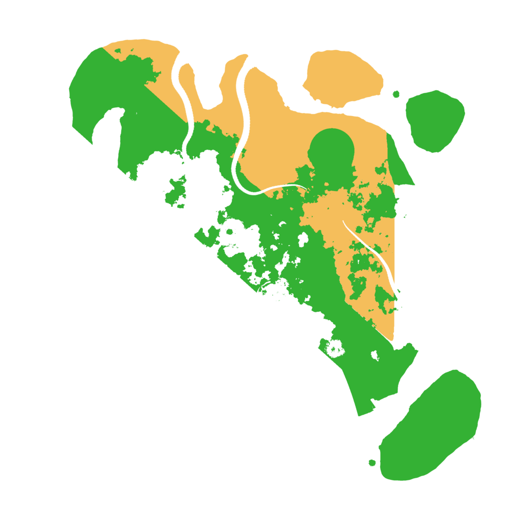 Biome Rust Map: Procedural Map, Size: 3100, Seed: 51000