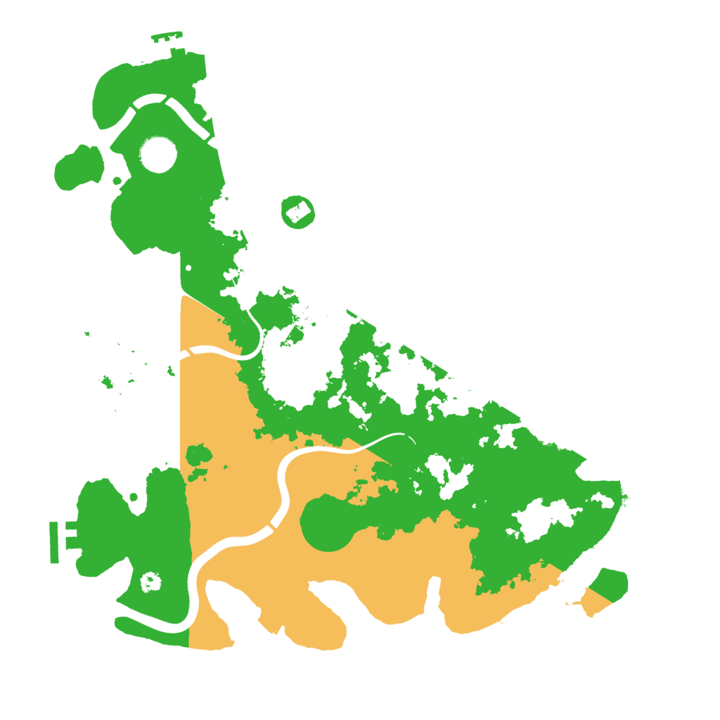 Biome Rust Map: Procedural Map, Size: 3500, Seed: 1133271800