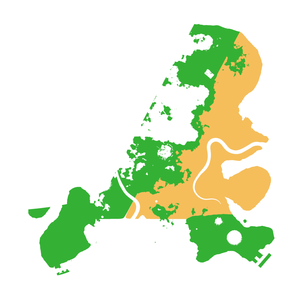 Biome Rust Map: Procedural Map, Size: 3500, Seed: 1901690197