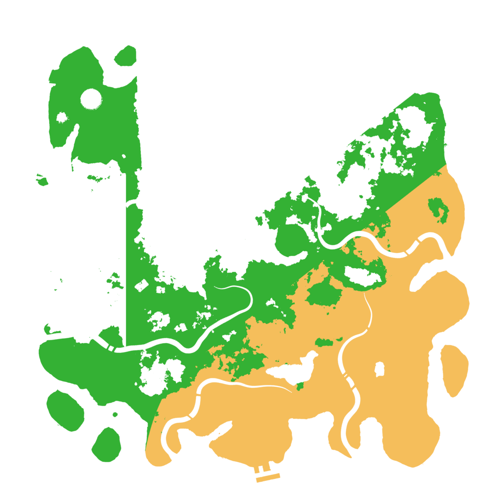 Biome Rust Map: Procedural Map, Size: 4250, Seed: 20250703