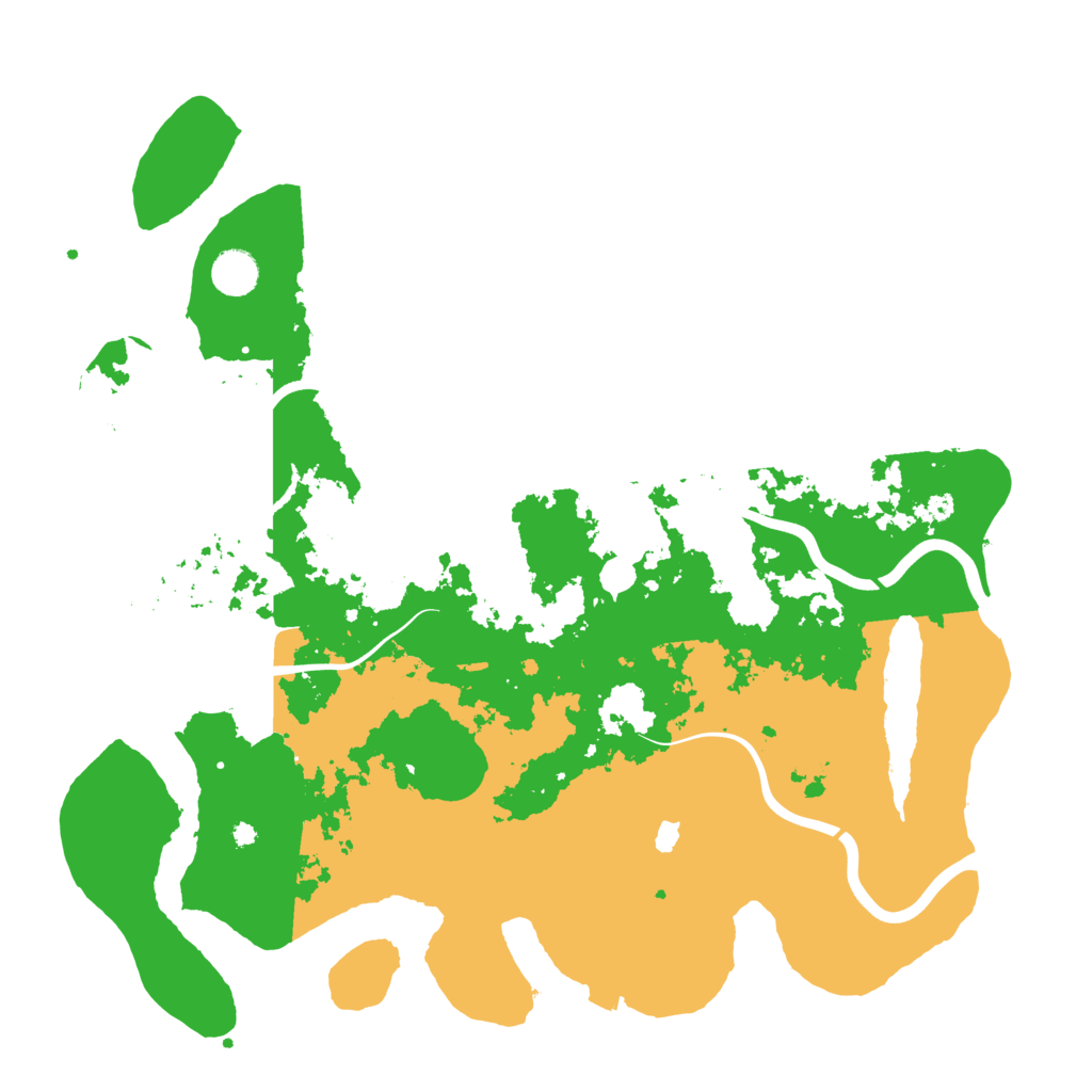 Biome Rust Map: Procedural Map, Size: 4200, Seed: 31000