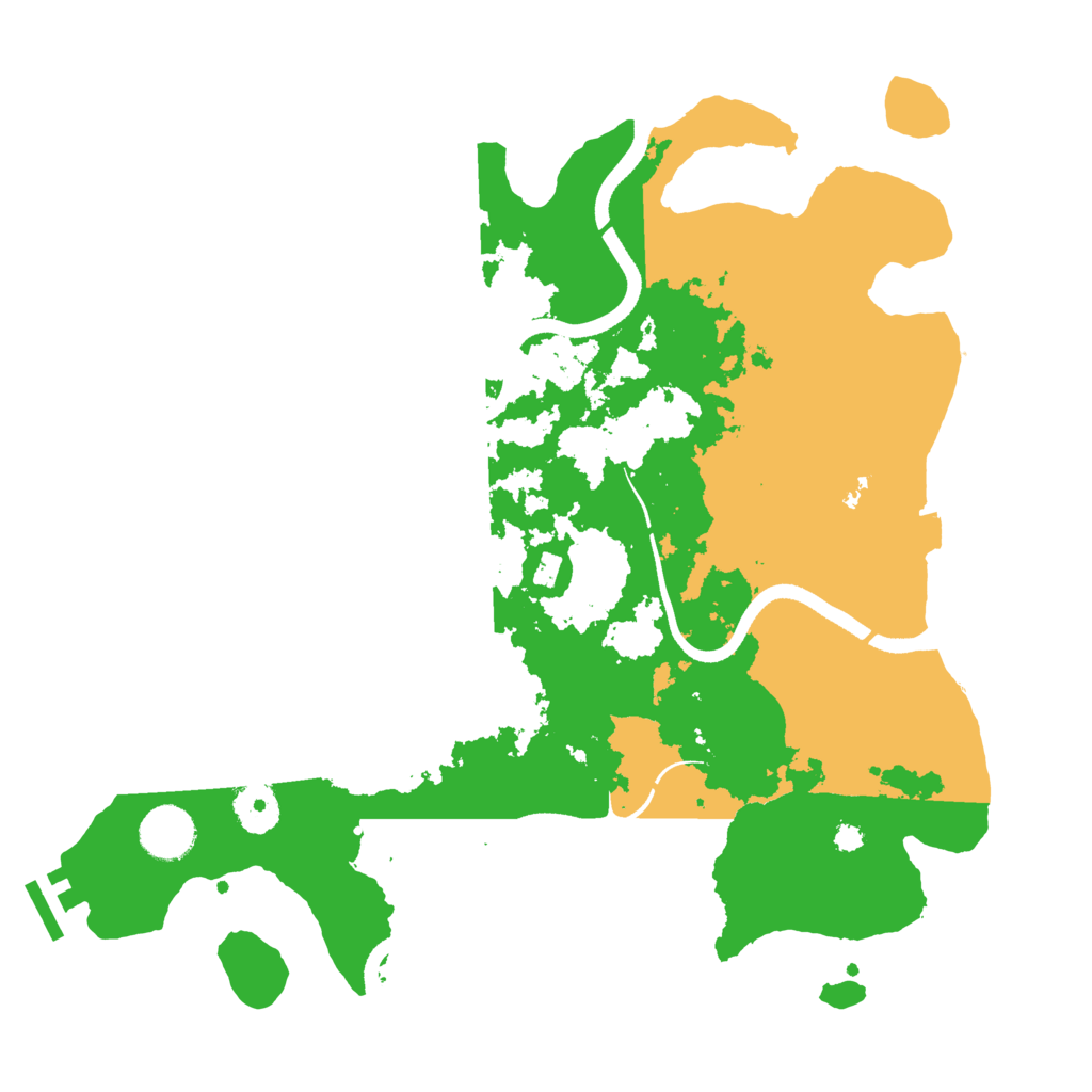 Biome Rust Map: Procedural Map, Size: 3500, Seed: 1418327462