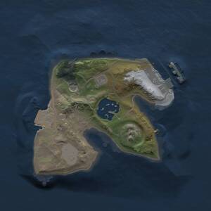Thumbnail Rust Map: Procedural Map, Size: 1500, Seed: 814555571, 4 Monuments