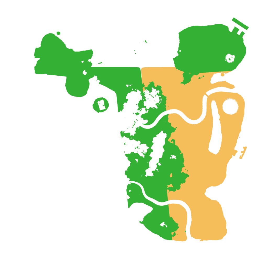 Biome Rust Map: Procedural Map, Size: 3000, Seed: 1895442326