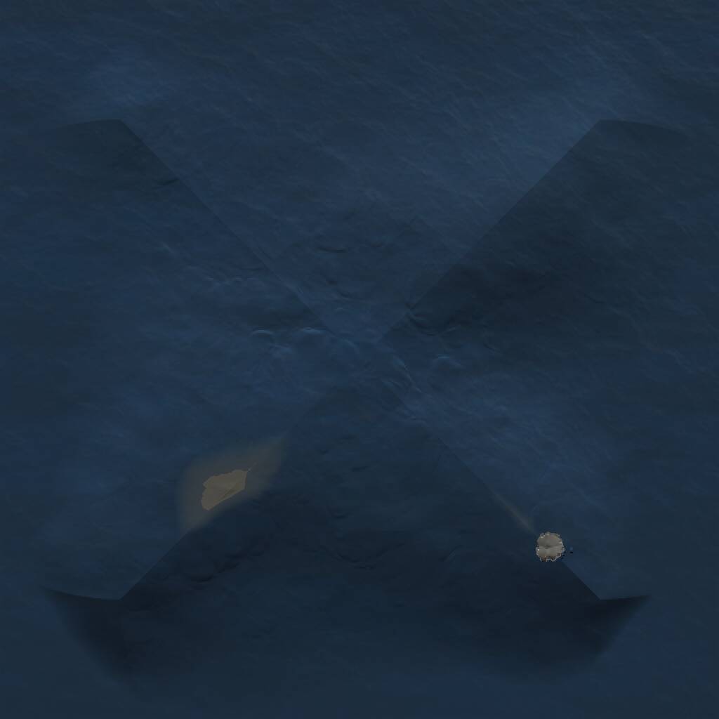 Rust Map: Procedural Map, Size: 1000, Seed: 865490060, 1 Monuments