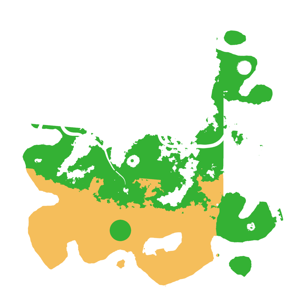 Biome Rust Map: Procedural Map, Size: 3700, Seed: 235010