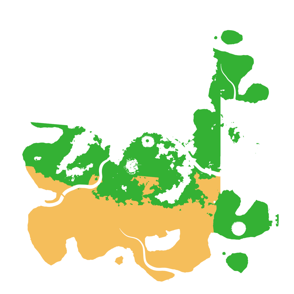 Biome Rust Map: Procedural Map, Size: 3700, Seed: 235010