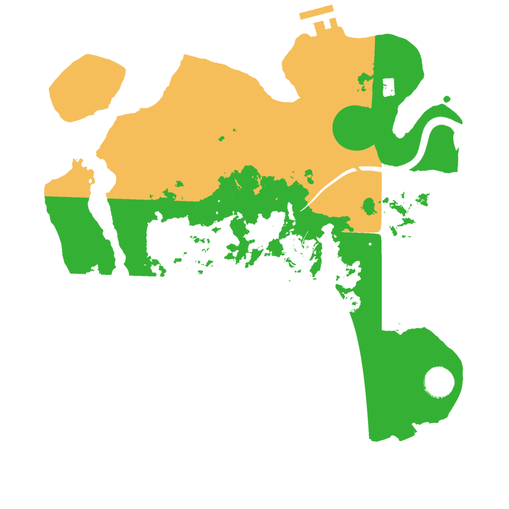 Biome Rust Map: Procedural Map, Size: 3000, Seed: 531620642