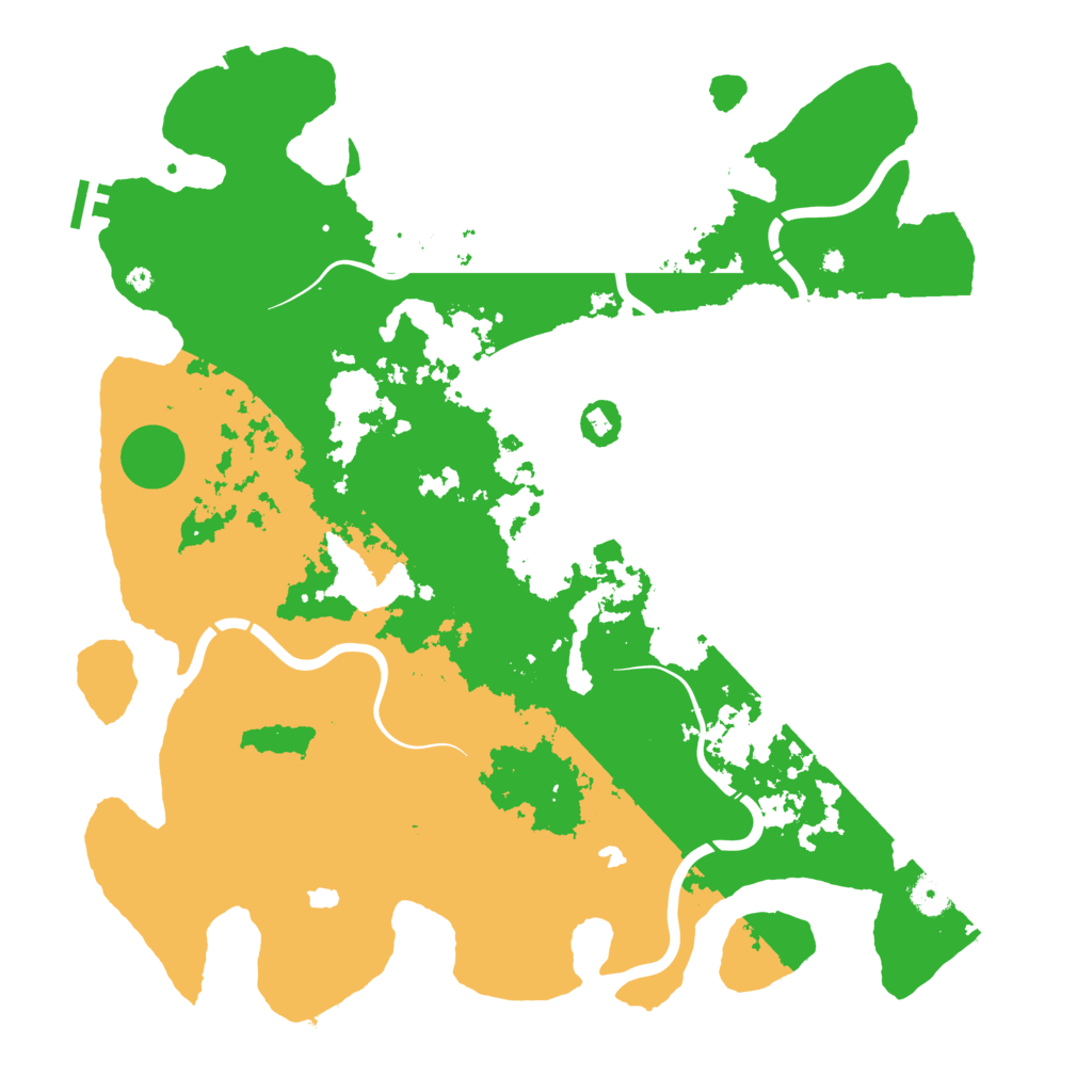 Biome Rust Map: Procedural Map, Size: 4500, Seed: 369765801