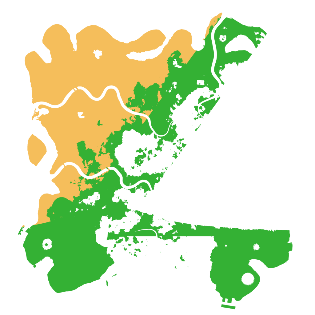 Biome Rust Map: Procedural Map, Size: 4500, Seed: 1531576302
