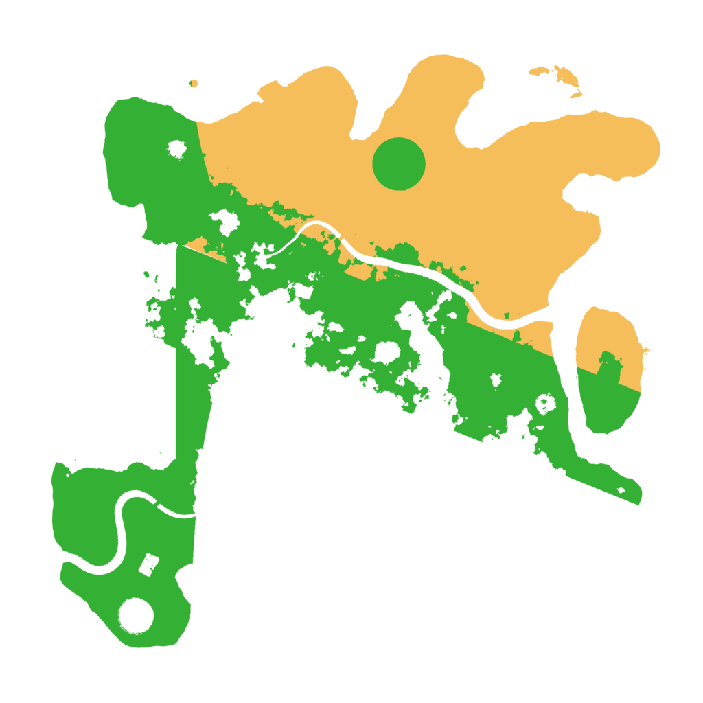 Biome Rust Map: Procedural Map, Size: 3500, Seed: 1571909039