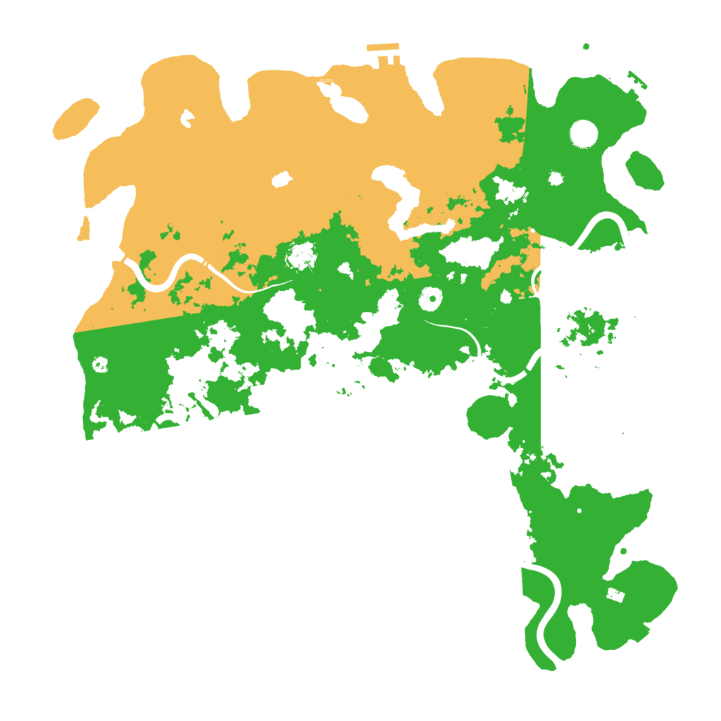 Biome Rust Map: Procedural Map, Size: 4500, Seed: 782003254