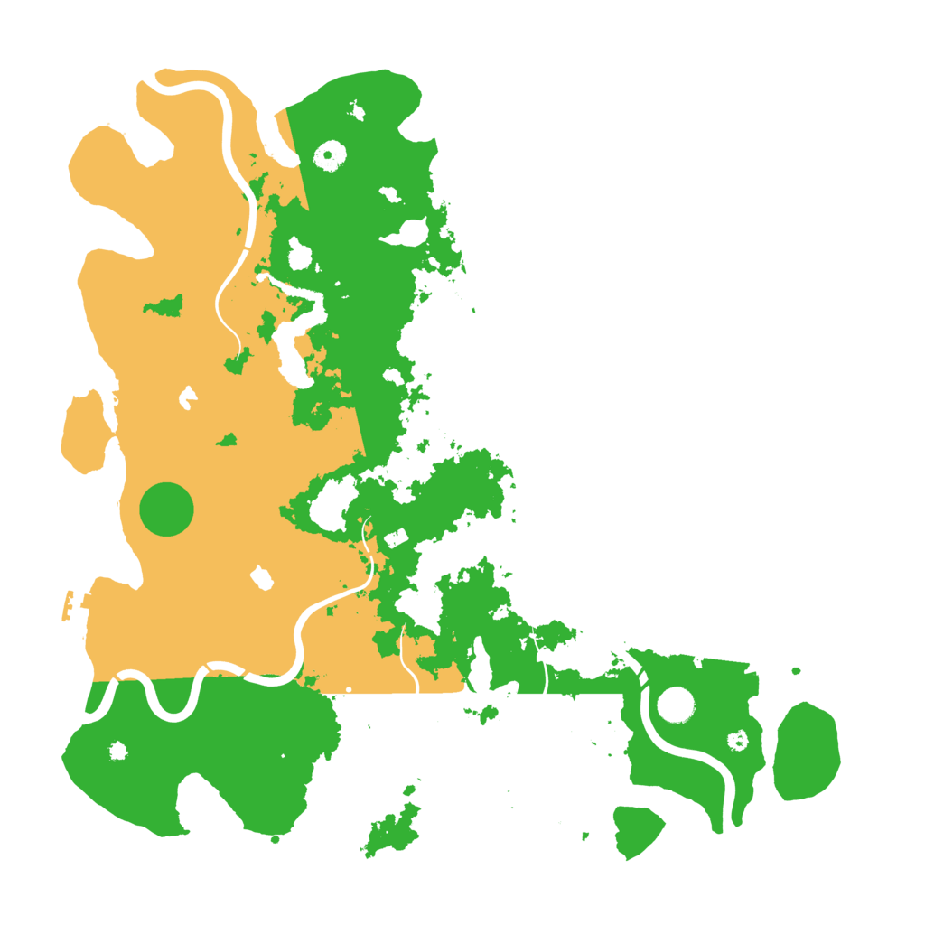 Biome Rust Map: Procedural Map, Size: 4500, Seed: 1110456904