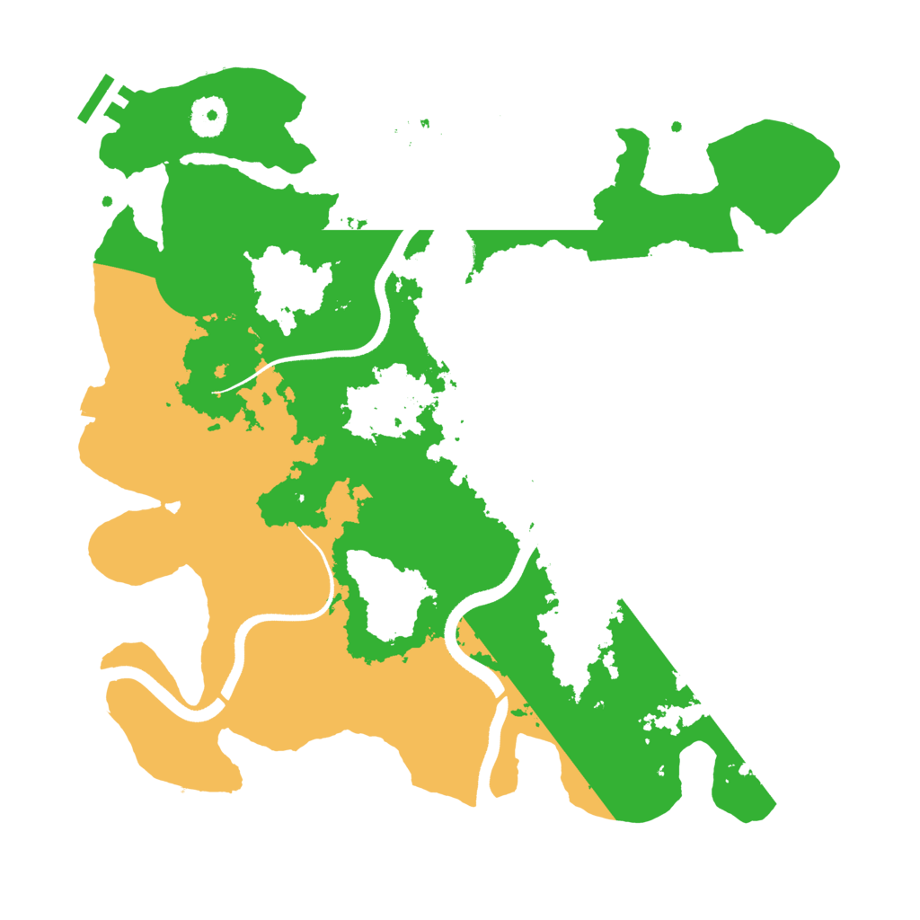 Biome Rust Map: Procedural Map, Size: 3500, Seed: 1702643451