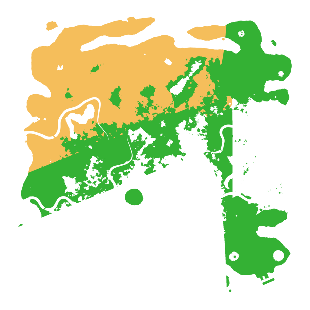 Biome Rust Map: Procedural Map, Size: 5000, Seed: 63450